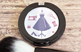 printing on face powder
