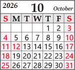 11月営業カレンダー